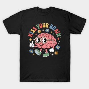 Kiss Your Brain Cute Teacher Appreciation Back To School T-Shirt